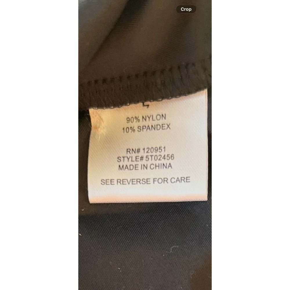Pink Rose Shirt Large 1- Black Shirt & 1 - Blue Shirt 90% Nylon 10% Spandex - Picture 5 of 5